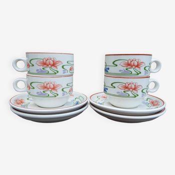 Set of 4 coffee cups Villeroy and Boch