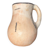 Artisanal terracotta pitcher