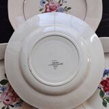 4 vintage Digoin Sarreguemines dinner plates 9177