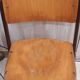 Design children's chair from the 60s/70s, made of wood and metal, for nursery school.