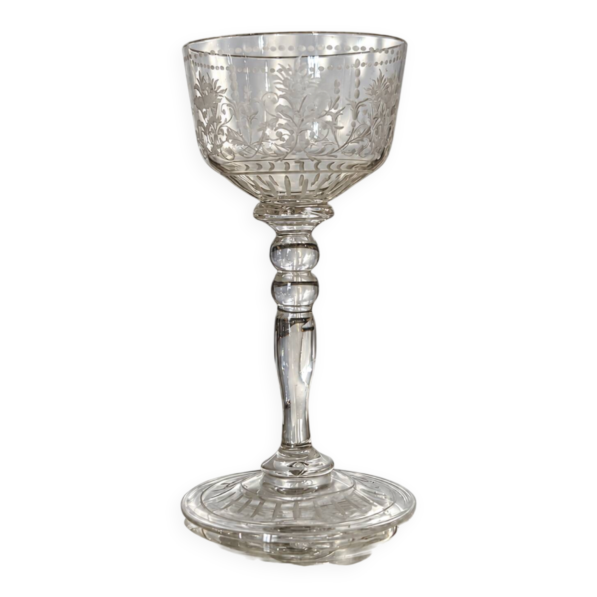 Verre à liqueur Baccarat 19eme rare