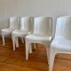 Série de 4 chaises Gilac 1970