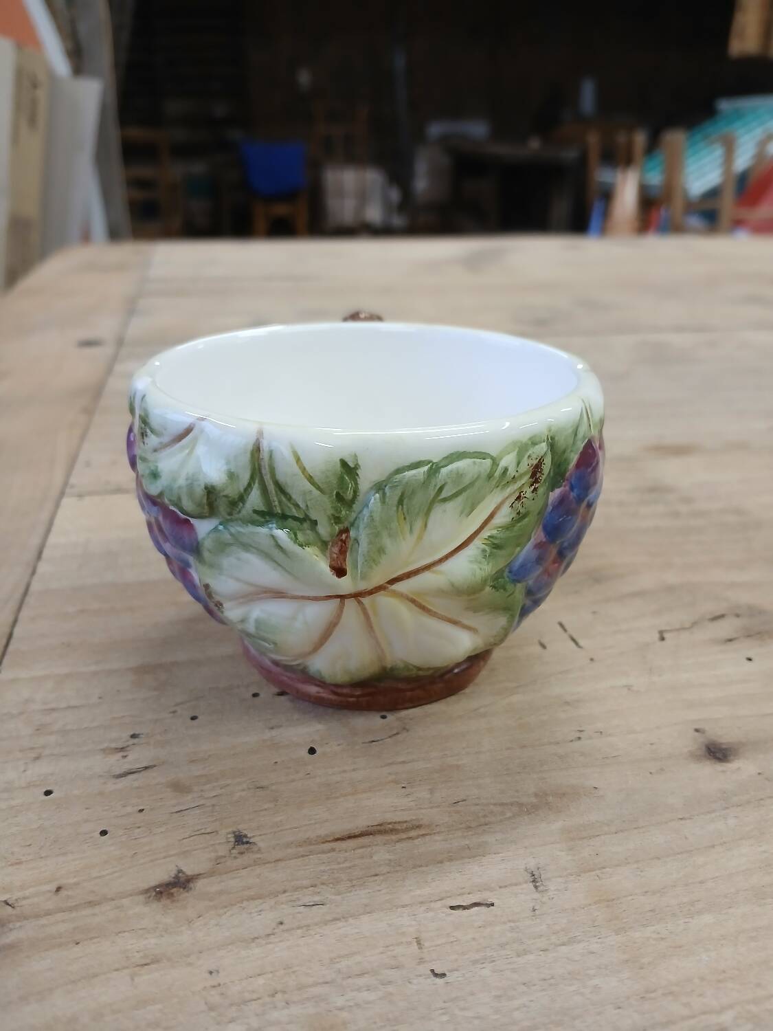 Slip cup and saucer