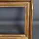 Pair old frames gilded wood gold leaf 26,5x23 cm, foliage 20,5x17 cm SB