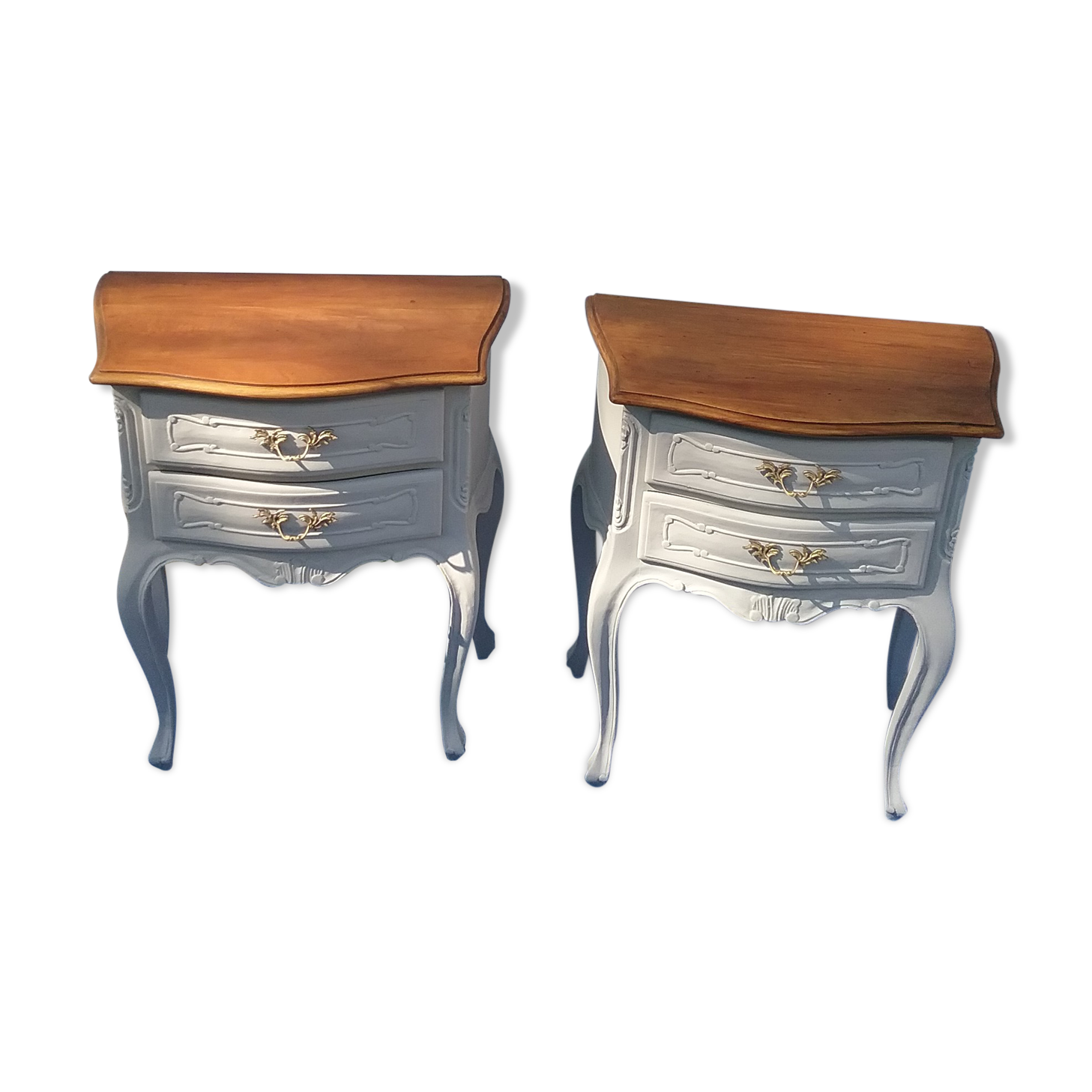 Paire de chevets style Louis XV