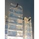 Set of Two Contemporary Opalino Strips “Listelli” Murano Glass Wall Sconces