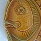 Fish service for 8 people, earthenware Sarreguemines.