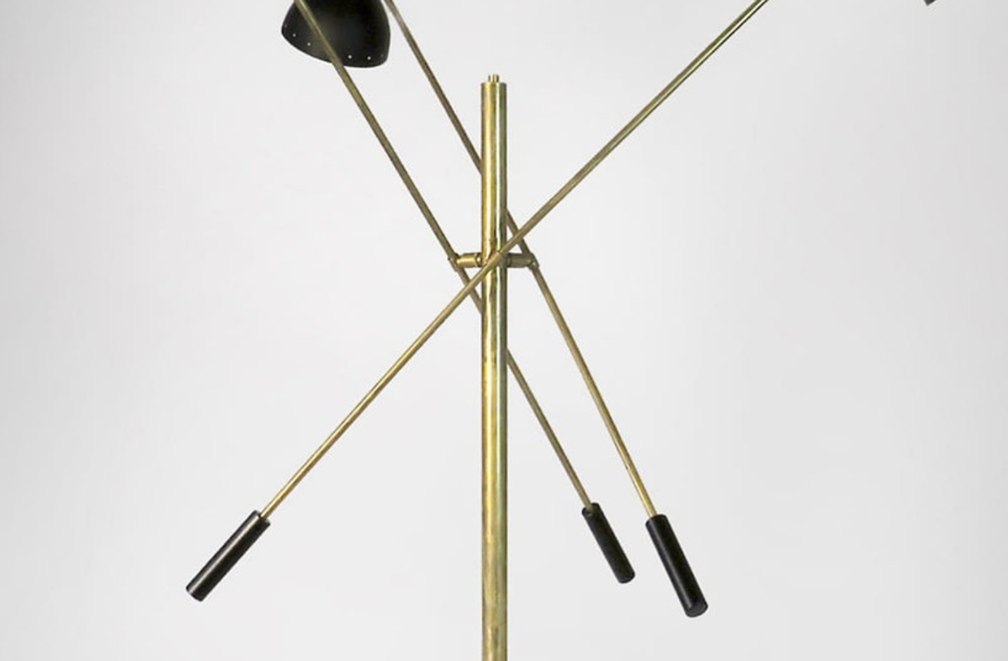 Moonlight Floor Lamp 3 Arms Black