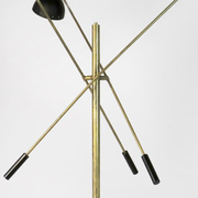 Moonlight Floor Lamp 3 Arms Black