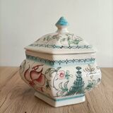 Hexagonal ceramic candy box or empty pocket