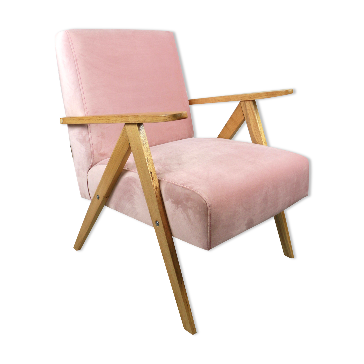 Products Vintage Pink like Var B310 Armchair, 1970s