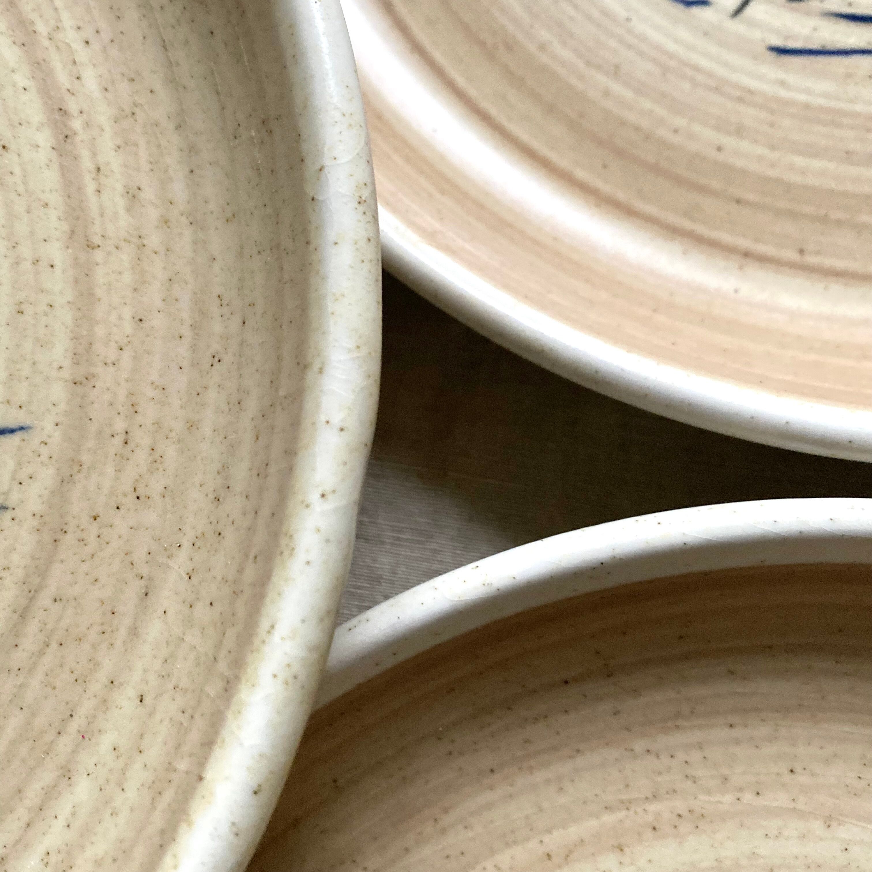 Flat plates Sarreguemines Fish Granville