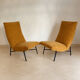 Pair of armchairs by Genevieve Dangles and Christian Defrance