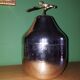 Vintage pear ice bucket in silver plated metal (silver plate)