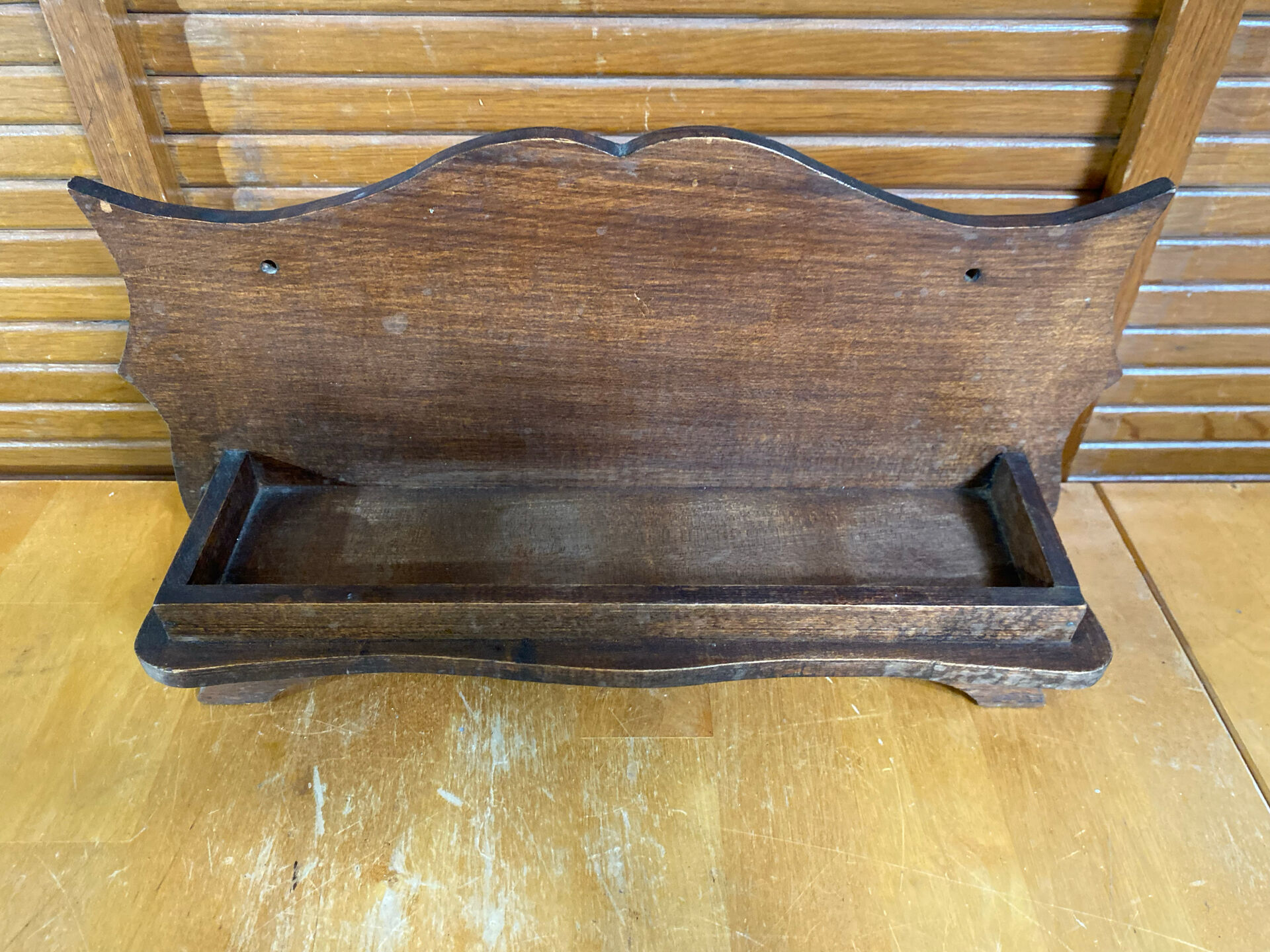 Etagère Ancienne Rangement Épices Bois Deco Cuisine Vintage #E521