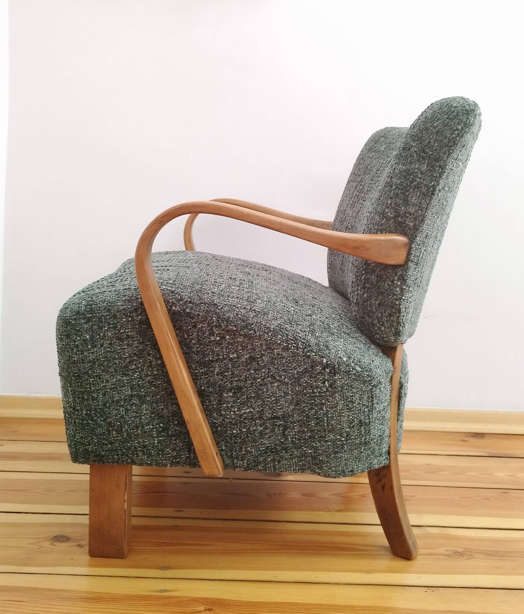 H 237 Armchairs by J. Halabala for Up Závody, Czechoslovakia, 1960s, Set of 2