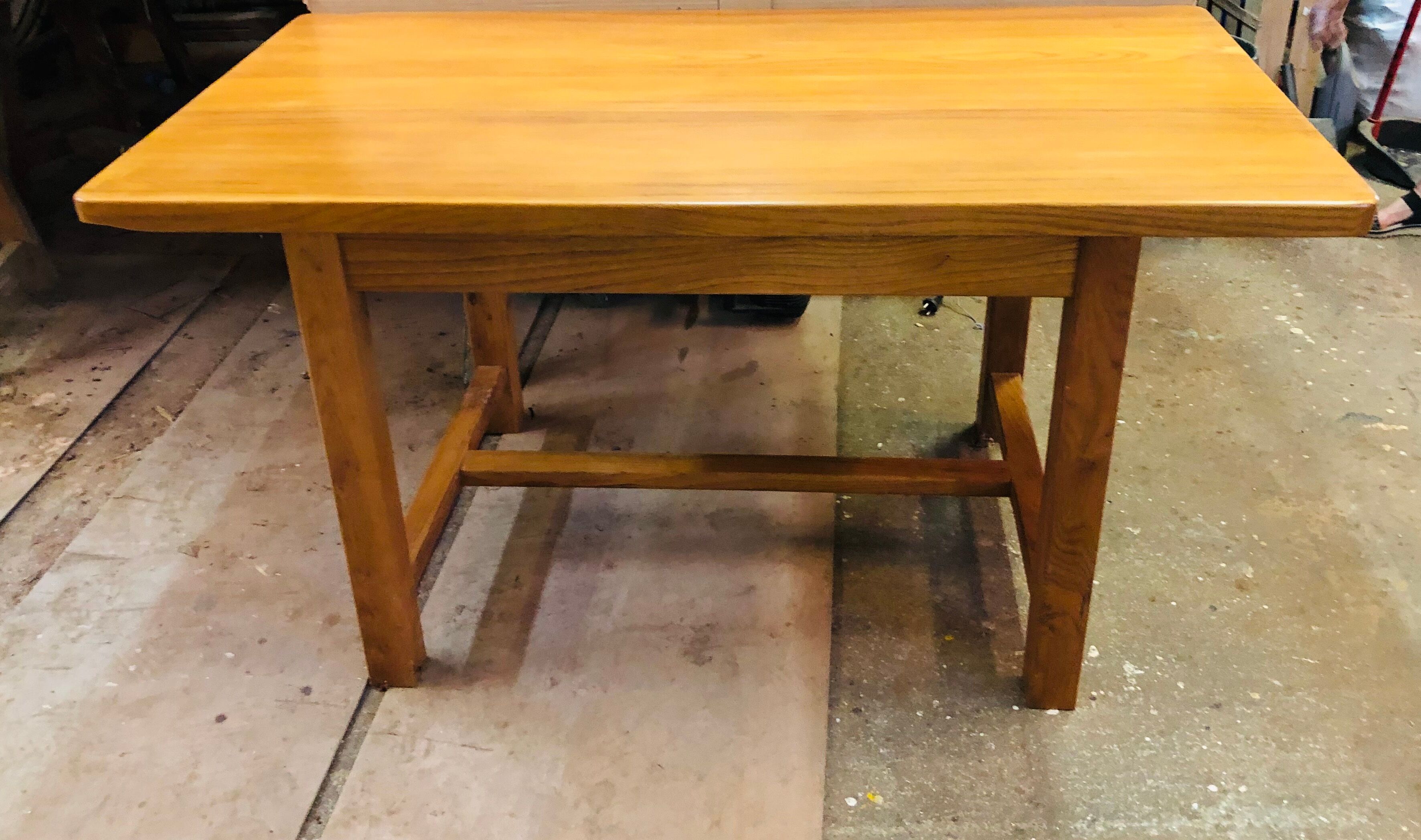 Solid wood dining table