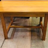 Solid wood dining table