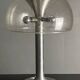 Midcentury space age large glass mushroom table lamprey Temde, 1960s