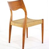 Ensemble de 4 eetkamerstoelen Fristho team naar Niels O Moller modèle 71