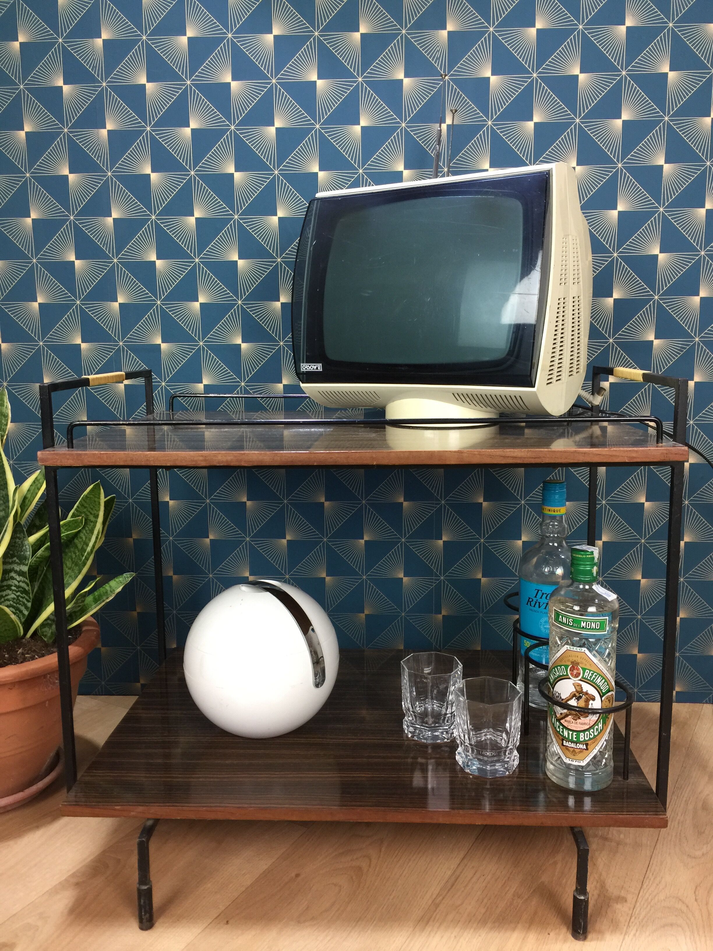 Desserte Metal Bar and 1950s Formica