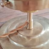 Table lamp in pressed glass
