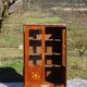 Louis XV library in rosewood marquetry