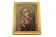 Antique painting - Oil on canvas "The Young Smoker" - Signed - Gilded frame 19th century