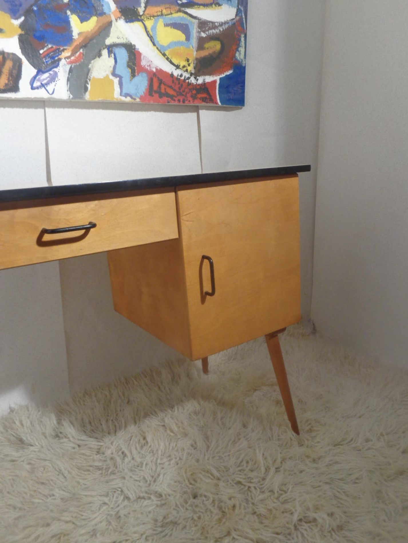 Baumann vintage wood desk