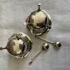 Pair of silver salt shakers