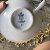 6 vintage coffee cups