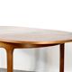 Midcentury nathan oblong teak extending table. vintage modern