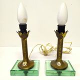 Table Lamps  Pietro Chiesa style , 1940s, Set of 2