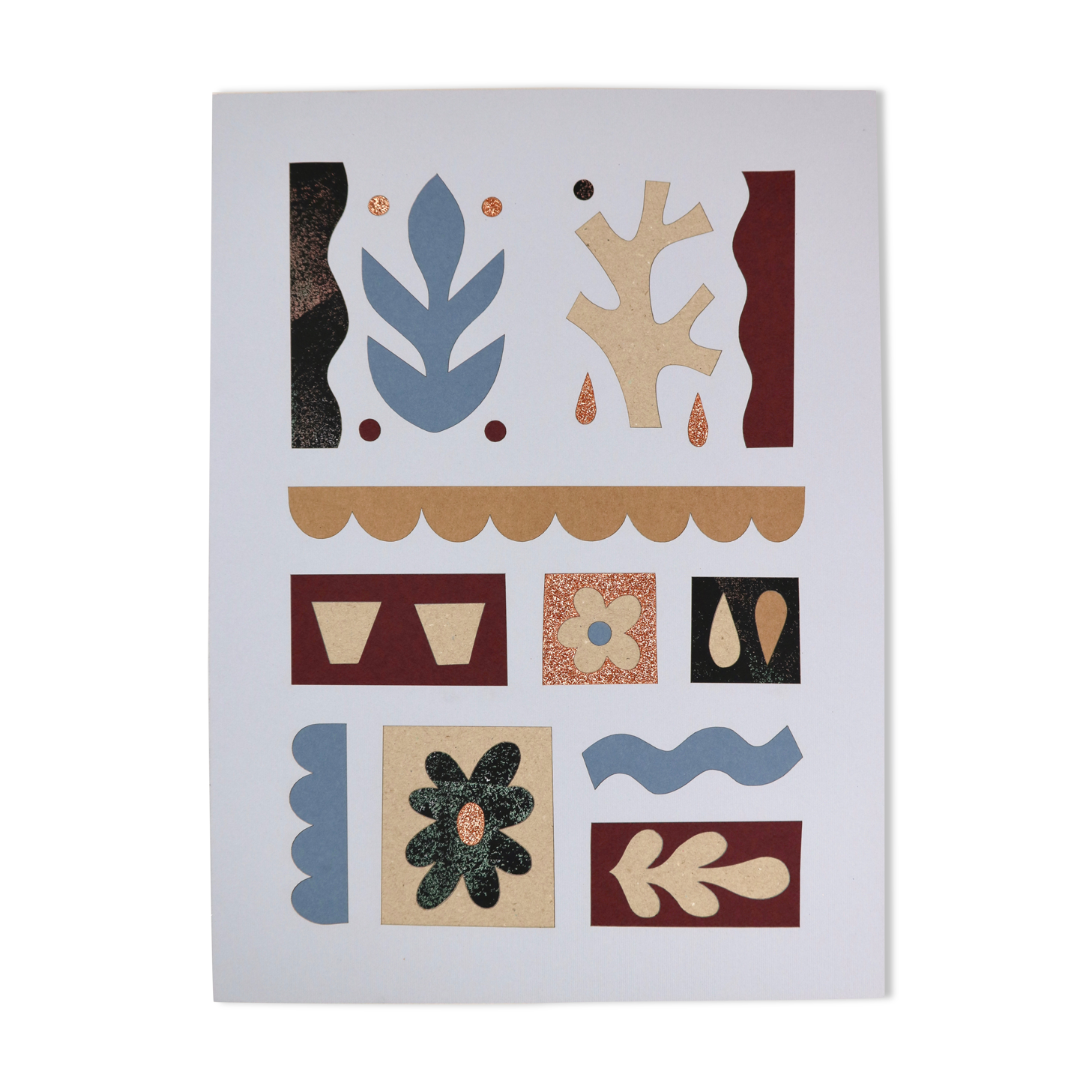 Les Terrasses - collage illustration