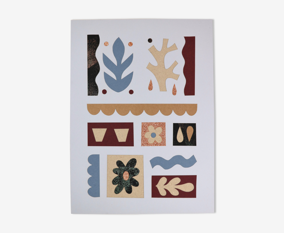 Les Terrasses - illustration collage