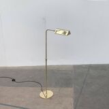 German Vintage Floor Lamp in Hollywood Regency Style in Brass by Florian Schulz