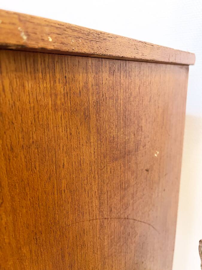 Small vintage Scandinavian chest of drawers in teak – 1960s
