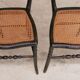 Napoleon III wooden and canning chair, 1920s