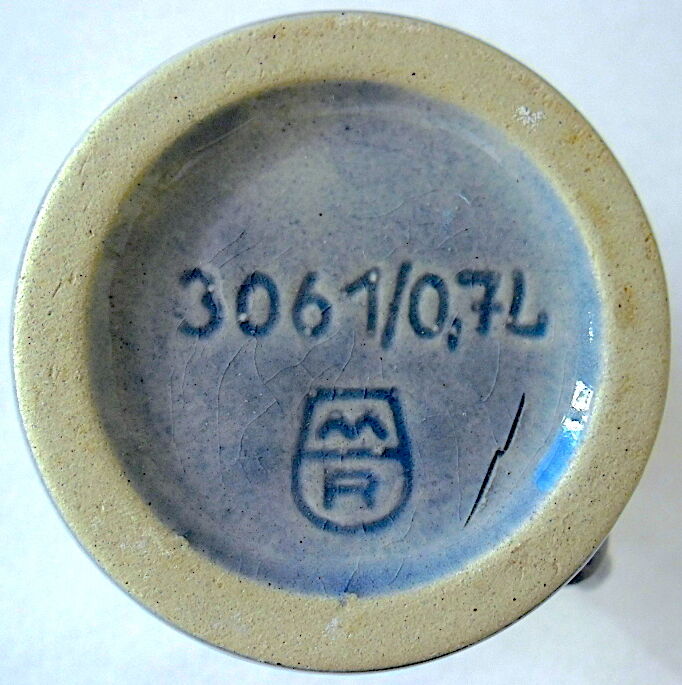 German salt sandstone pitcher decorated with stylized pampres