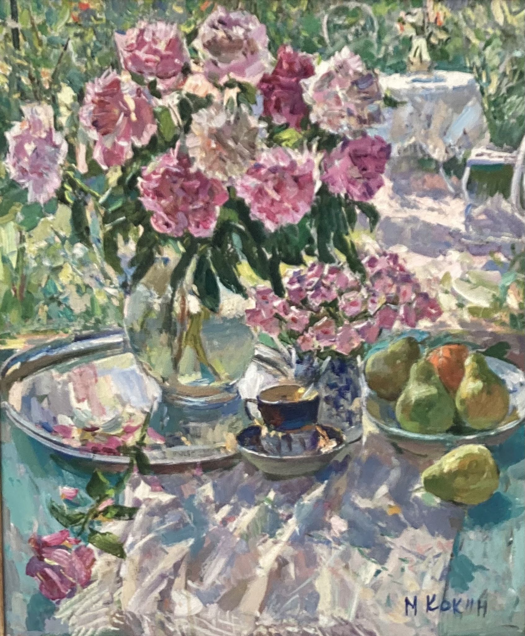 Ukrainian painter's painting Michael Kokin /1921-2009/Oil on canvas :H-71xL62cm