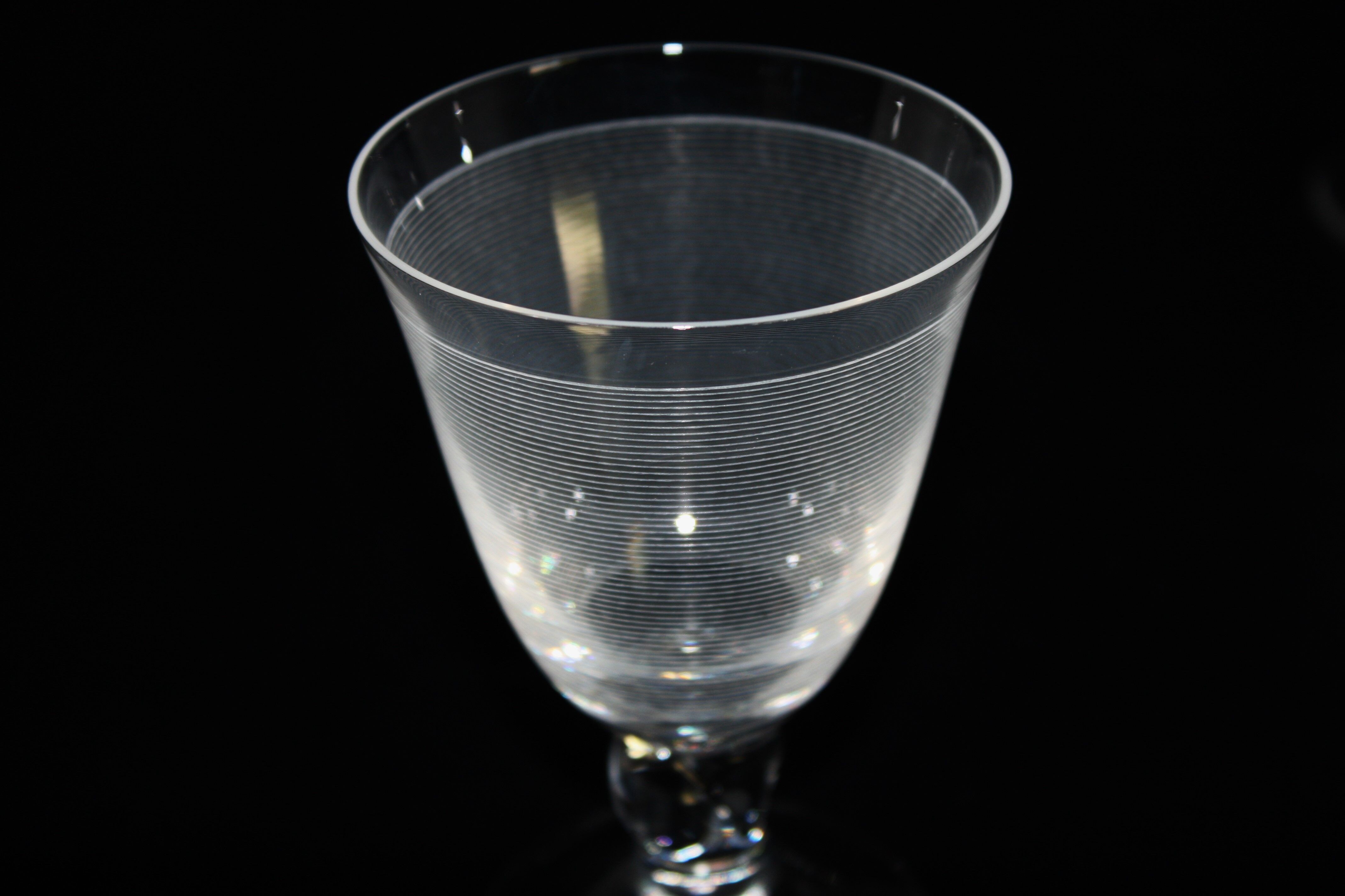 Daum crystal wine glass model Orval