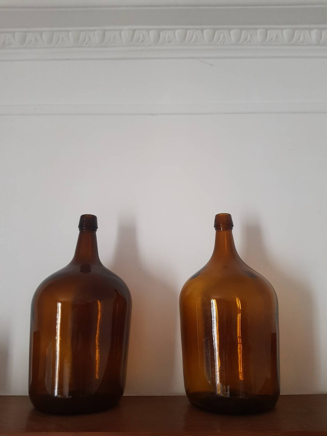 Vintage amber carboy