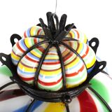 "Barley Sugar" lantern in Murano glass, circa 1950