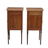 Pair of turn of the century bedside cabinets