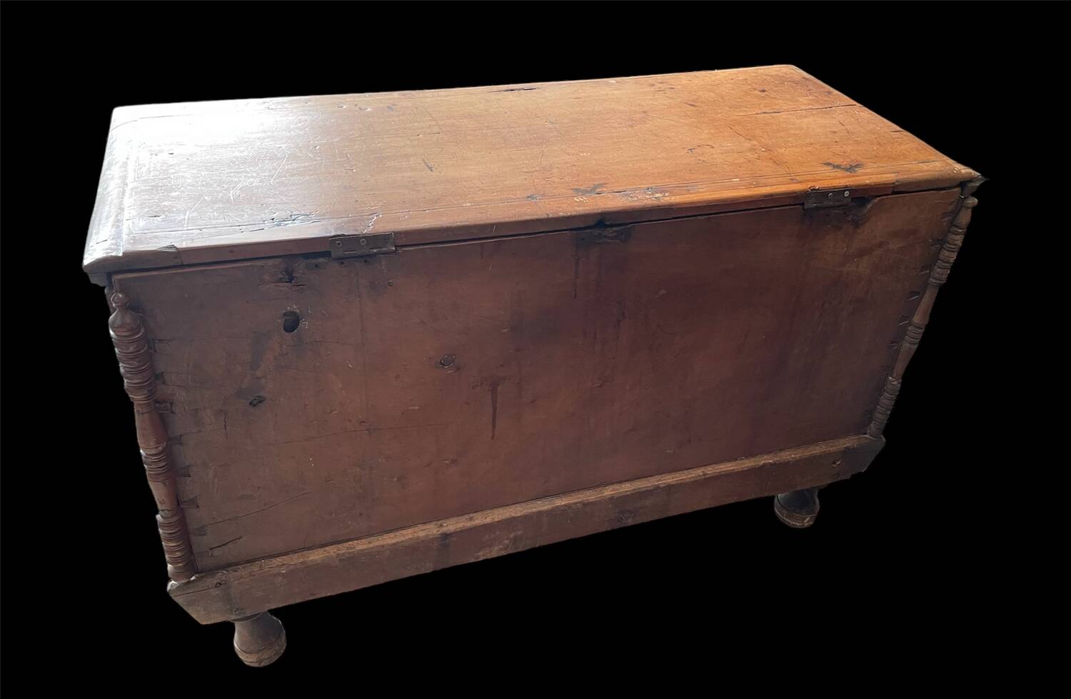 Light wood chest