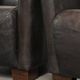 Ensemble vintage de 2 fauteuils en cuir de vachette au design Aviateur.