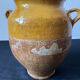 Old pot confit / fat glazed terracotta yellow southwest France