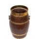 Antique Coopered Hallway Barrel, Dutch , Oak, Brass, Stick, Umbrella, Stand