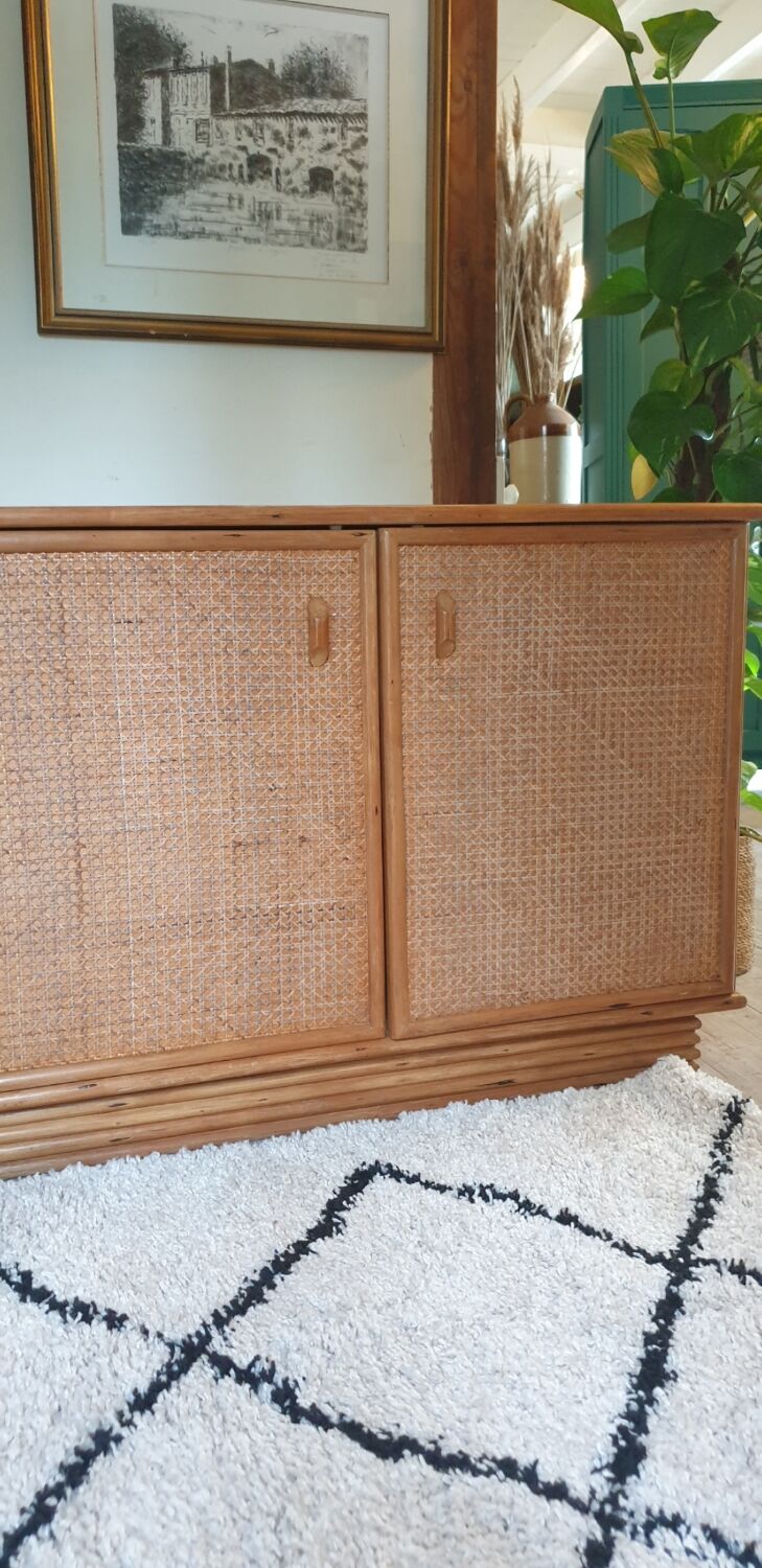 Bamboo and canning sideboard