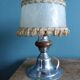 Lampe de chevet métal et bois